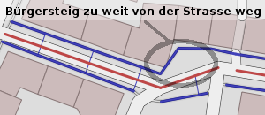 Maxbe buergersteigrouting getrennt zuweitweg.png