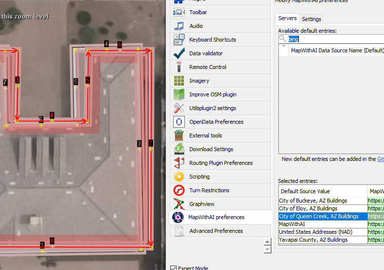 The MapWithAI plugin does not have a priority configuration