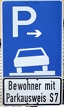 Anwohnerparkplatz