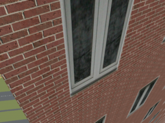 building:material=brick na OSM2World