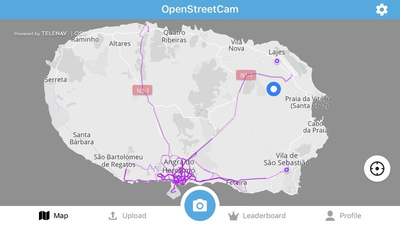 OpenStreetCam-Bilder in Angra nachher