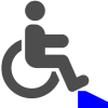 Ramp wheelchair.svg