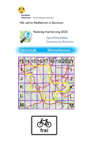 Auszug Atlas Bochum Wiemelhausen