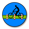 CircleBicycleLane.svg