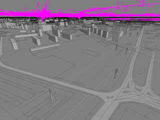 Power lines and altitude fluctuations of real GPS tracks