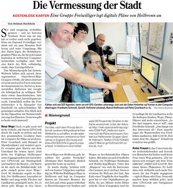 Artikel in der e-Stimme vom 3.9.2009