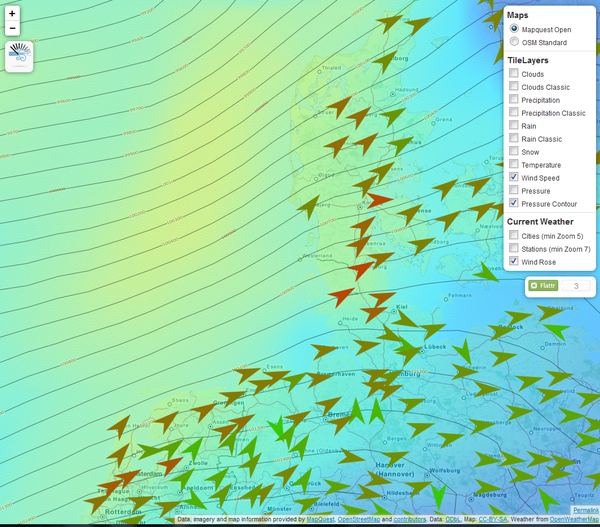 Wind direction with Leaflet-OpenWeatherMap