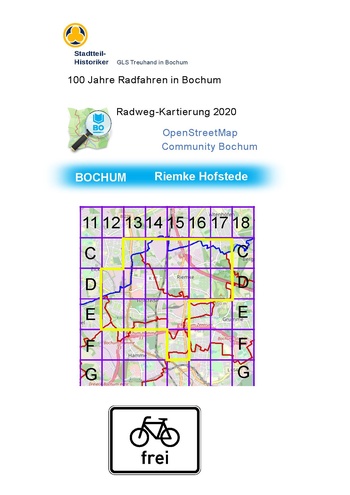 Auszug Atlas Bochum Riemke, Hofstede