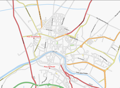 Mappa libera di Pisa