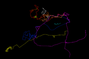 Visualisierung der GPS-Tracks