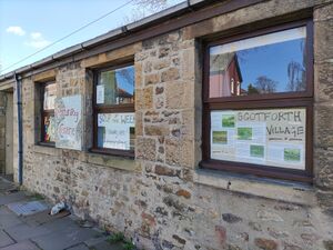 A photo of the entrance to Barton Road Community Centre