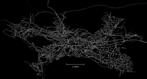 GPS-Tracks in Winterthur