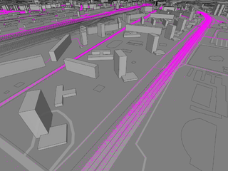 GPX tracks (without altitudes, taken from OSM)