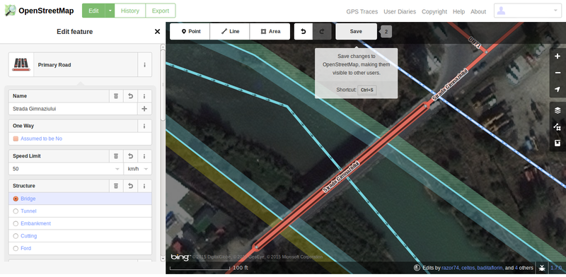 Save the newly mapped bridge.