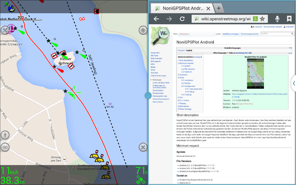 NoniGPSPlot Multiwindow