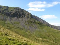 Scree under cliff